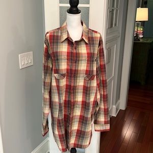 Mens Ascend Plaid long sleeve XL TALL!